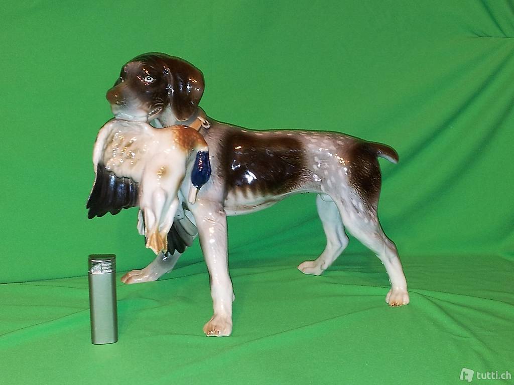 Jagdhund Porzellan
