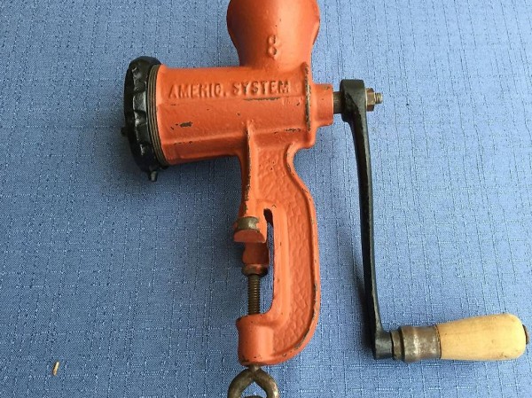 Antiker alter Fleischwolf - Antike Haushaltgeräte Vintage