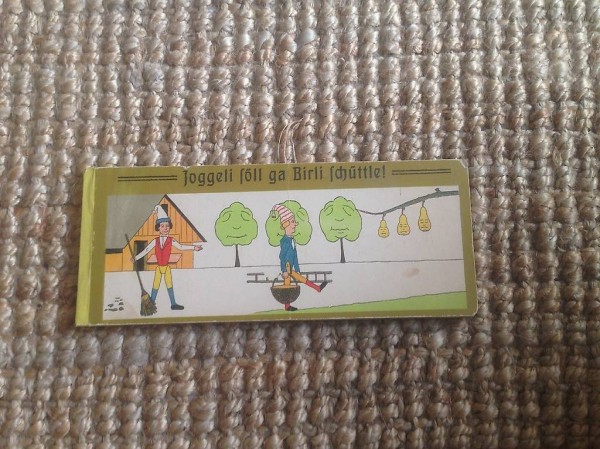 Joggeli söll go Birli schüttle Lisa Wenger antik Kinderbuch Joggeli söll go Birli schüttle Lisa Wenger antik Kinderbuch